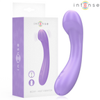 INTENSE - BECKY VIBRATOR 19 CM OPVARMET MED 7 VIBRATIONER, LILLA