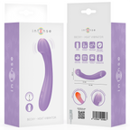 INTENSE - BECKY VIBRATOR 19 CM OPVARMET MED 7 VIBRATIONER, LILLA