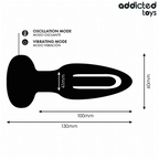 ADDICTED TOYS - ANALPLUG MED VIBRERENDE TUNGE OG FJERNBETJENING