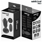 ADDICTED TOYS - ANALPLUG MED VIBRERENDE TUNGE OG FJERNBETJENING