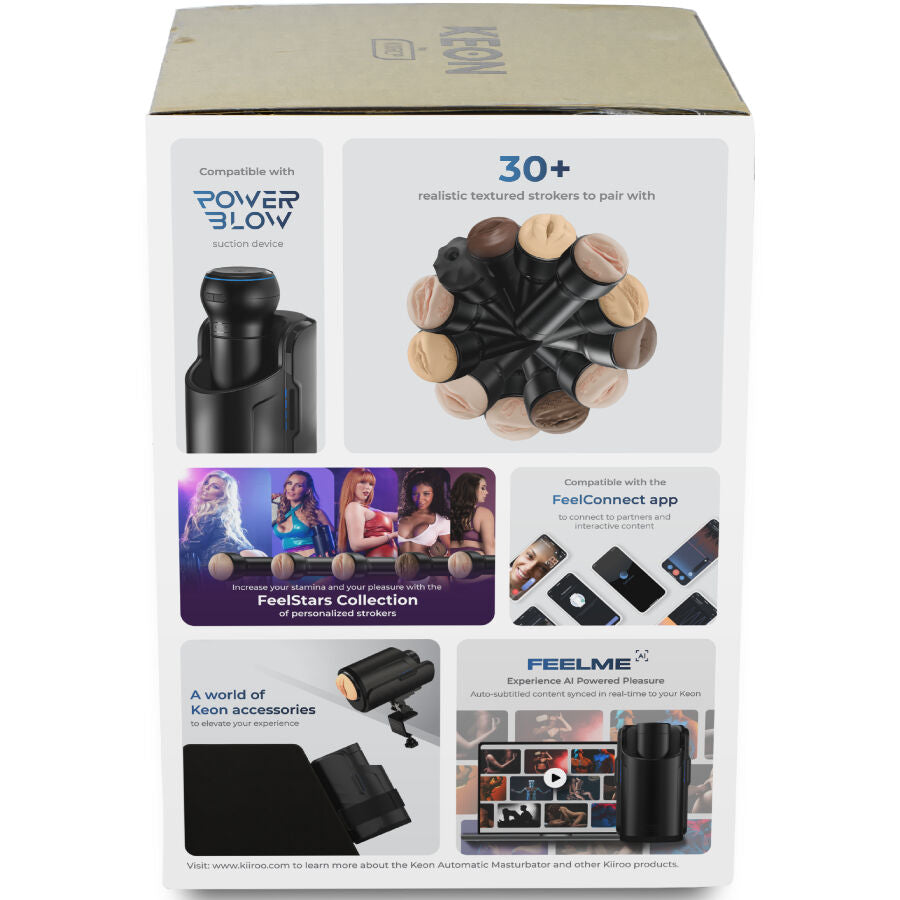 KIIROO - KEON WIFI COMBO AUTOMATISK MASTURBATOR + FEEL STROKER