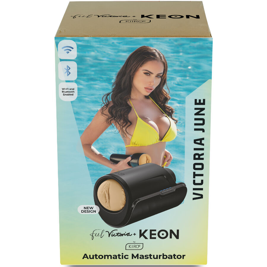KIIROO - KEON WIFI COMBO VICTORIA JUNE AUTOMATISK MATURBATOR + FEEL STROKER