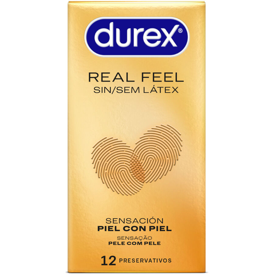 DUREX - ÆGTE FØLELSESKONDOMER UDEN LATEX 12 STK.