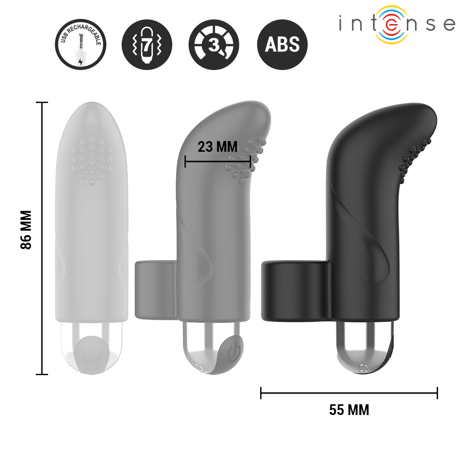 INTENS - DAMIANO GENOPLADELIG FINGERSTIMULATOR
