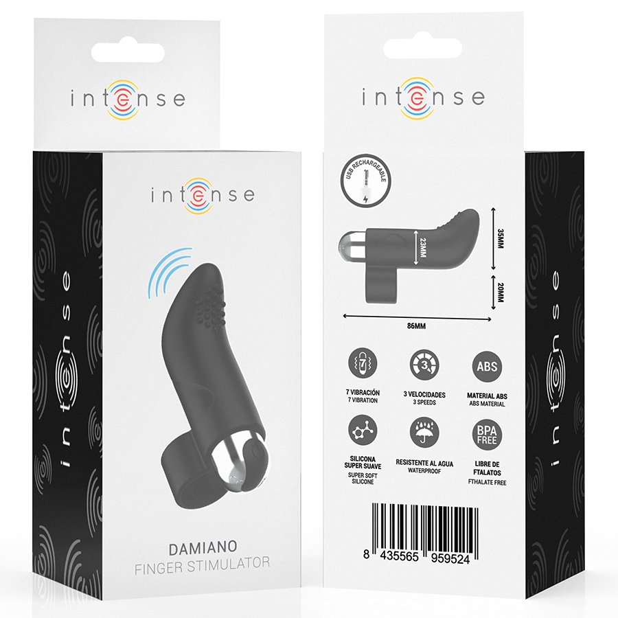 INTENS - DAMIANO GENOPLADELIG FINGERSTIMULATOR