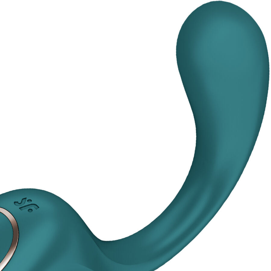SATISFYER - G FOR GODDESS 2 KANINVIBRATOR FLASKE GRØN