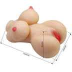 CRAZY BULL - HERTA MINI TORSO REALISTISK KVINDELIG VAGINA 497 G