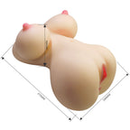 CRAZY BULL - FIONA REALISTISK KVINDELIG TORSO MED VAGINA OG ANAL 7,1 KG