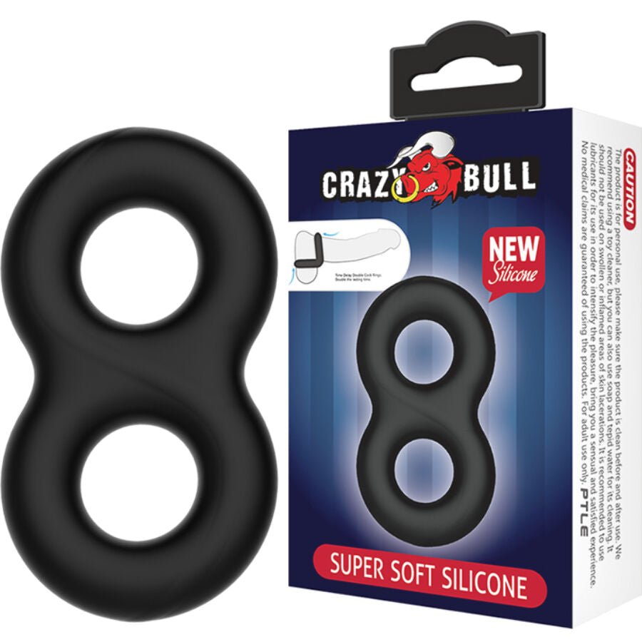 CRAZY BULL - DOBBELT INFINITY SILIKONE RING