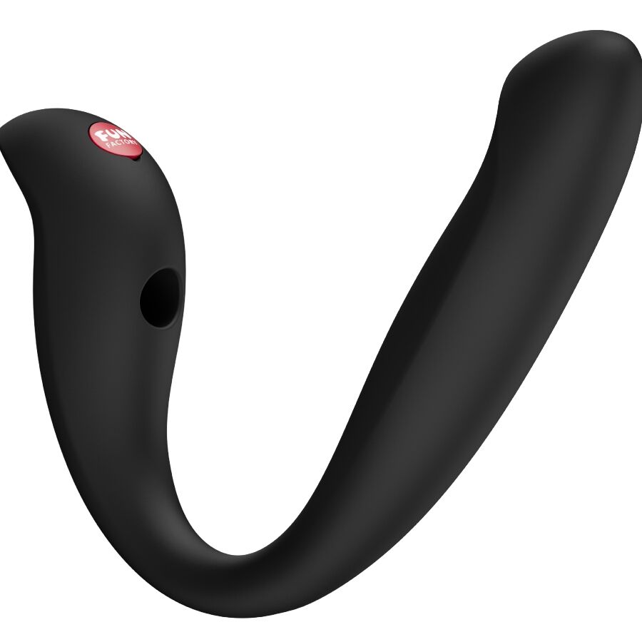 FUN FACTORY - VELOCE INDSÆTTEBAR DOBBELT LUFTPULSVIBRATOR SORT