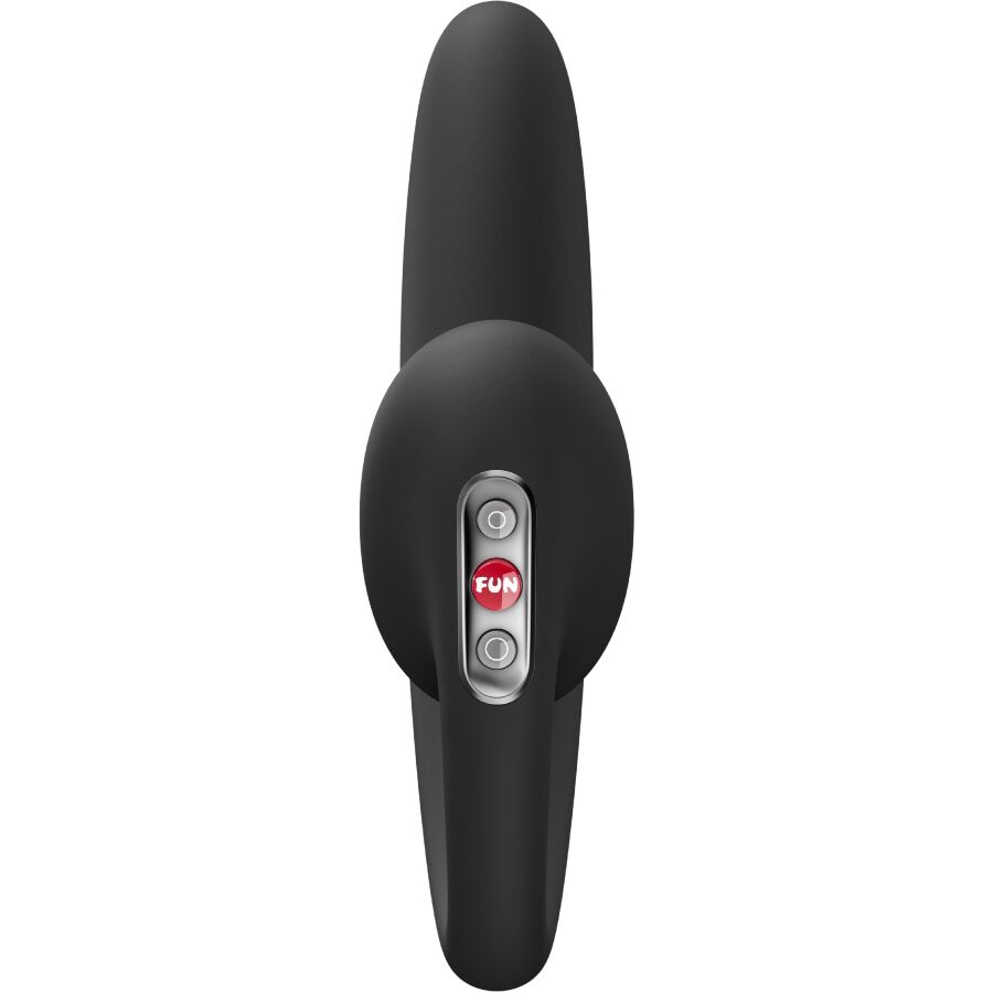 FUN FACTORY - CRESCENDO INDSÆTTEBAR DOBBELT LUFTPULSVIBRATOR SORT