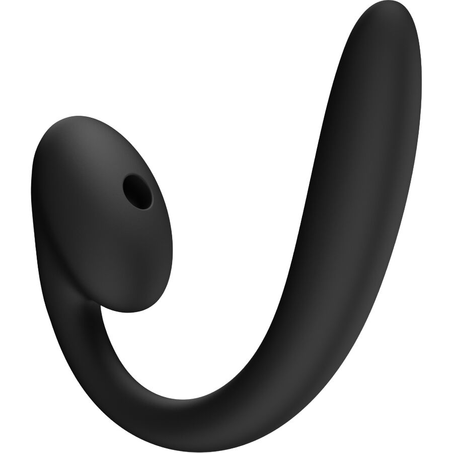 FUN FACTORY - CRESCENDO INDSÆTTEBAR DOBBELT LUFTPULSVIBRATOR SORT
