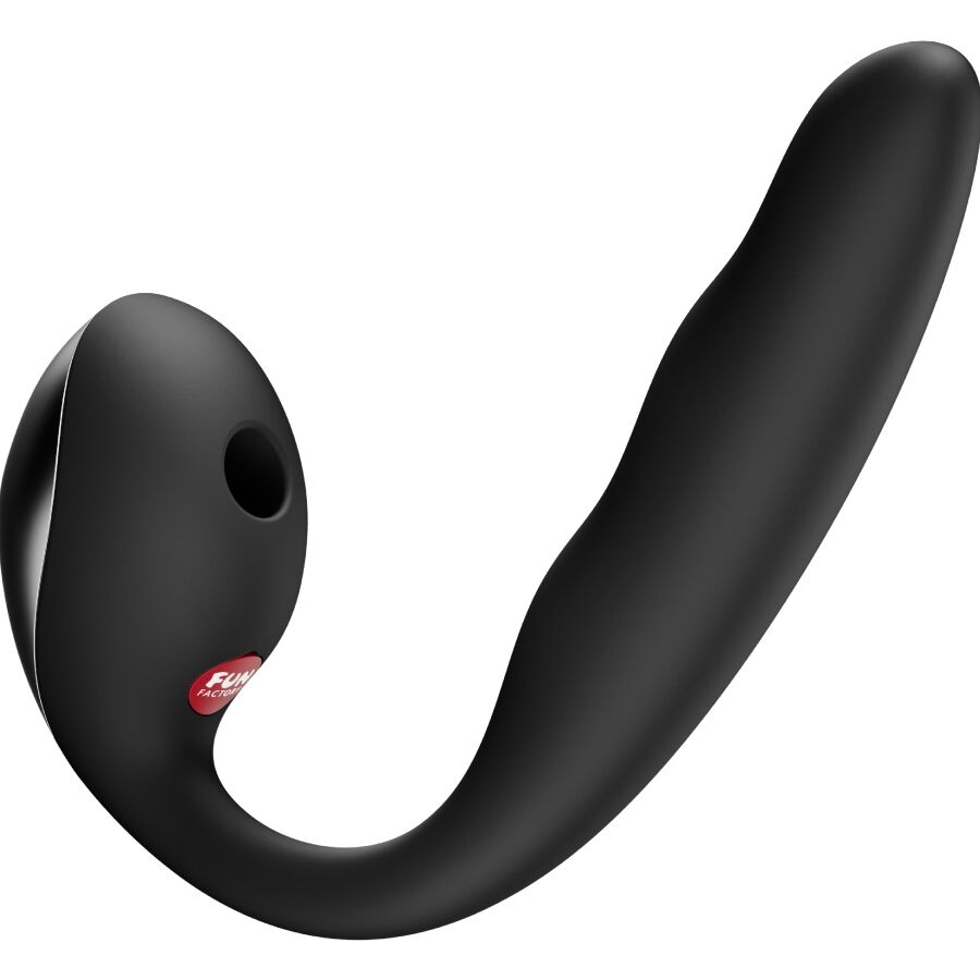 FUN FACTORY - ALLEGRO INDSÆTTEBAR DOBBELT LUFTPULSVIBRATOR SORT