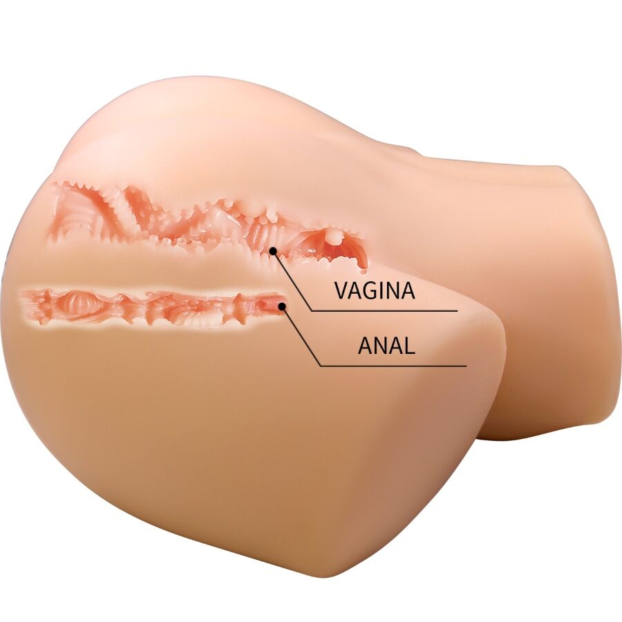 CRAZY BULL - REALISTISK KVINDELIG BAGVAGINA OG ANAL 7 KG