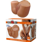 CRAZY BULL - WENDY REALISTISK KVINDELIG RØVVIBRATOR OG SUCKER MED LYD 11 KG