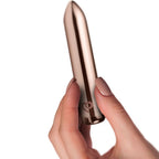 ROCKS-OFF - RECHARGEABLE VIBRATING BULLET GOLDEN ROSE