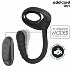 ADDICTED TOYS - P-SPOT VIBRERENDE PIKRING FJERNBETJENING