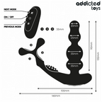 ADDICTED TOYS - ROTERENDE PROSTATA MASSAGEAPPARAT FJERNBETJENING