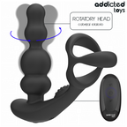 ADDICTED TOYS - ROTERENDE PROSTATA MASSAGEAPPARAT FJERNBETJENING