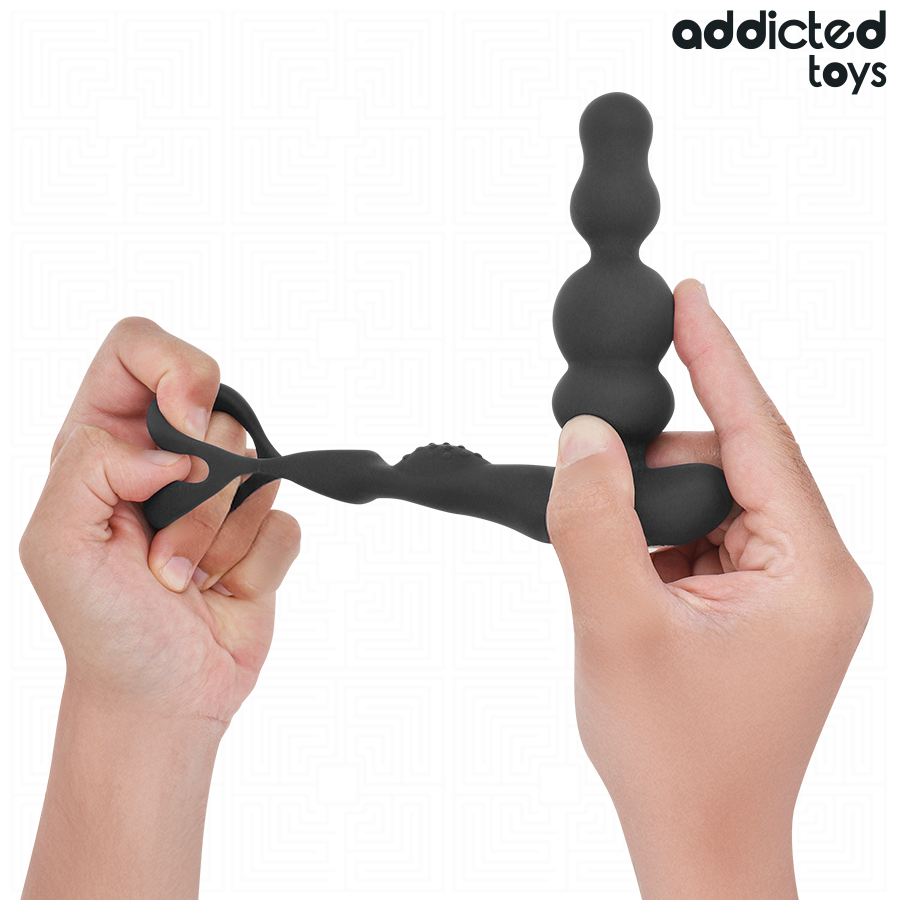ADDICTED TOYS - ROTERENDE PROSTATA MASSAGEAPPARAT FJERNBETJENING