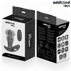 ADDICTED TOYS - ROTERENDE VIBRERENDE ANALPLUG FJERNBETJENING