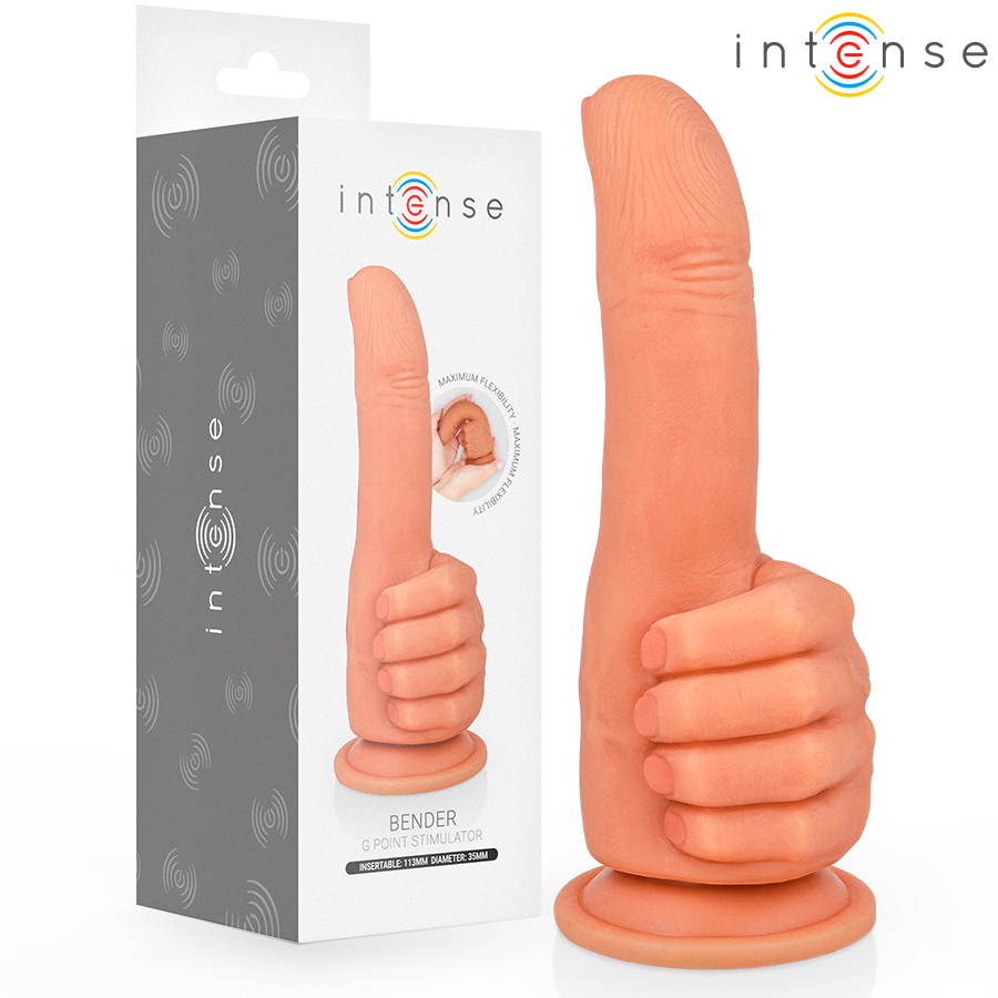 INTENSE - BENDER G-PUNKT STIMULATOR FLEKSIBEL HÅND 11,3 CM