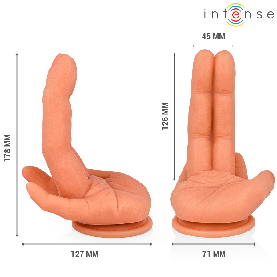 INTENS - LEELA G-PUNKT STIMULATOR FLEKSIBEL HÅND 12,6 CM