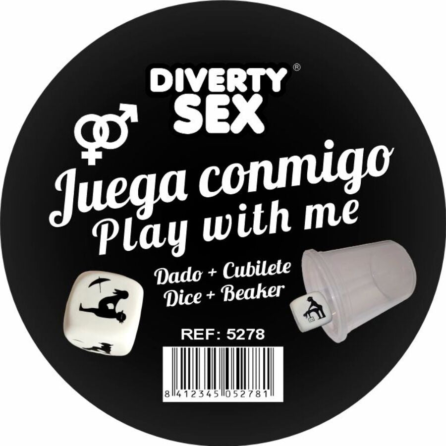 DIABLO PICANTE - HVIDE HÅRDE TERNINGER MED POSITIONER OG TERNING