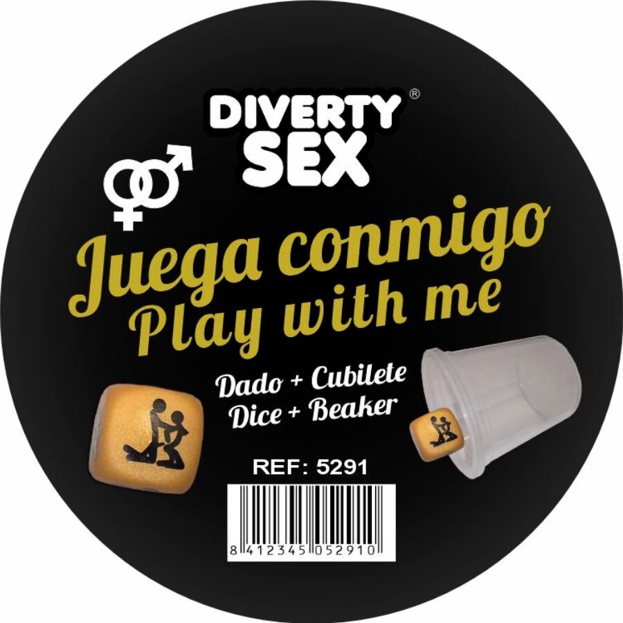 DIABLO PICANTE - GYLDNE HÅRDE TERNINGER MED POSITIONER OG TERNING