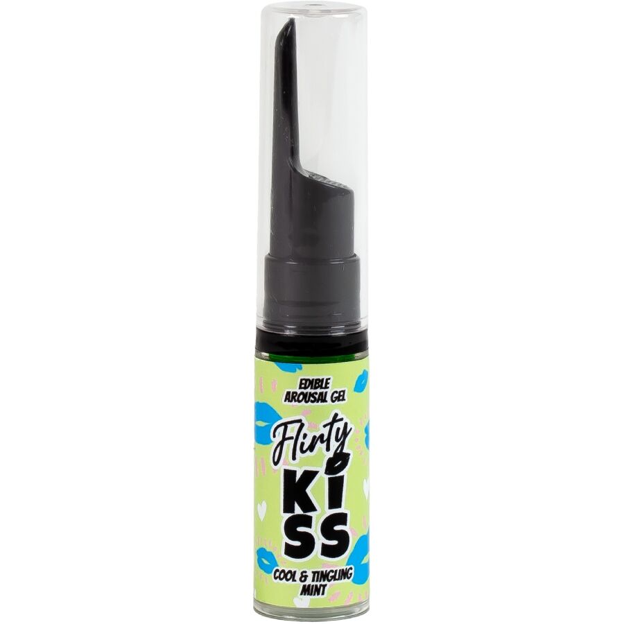 SECRETPLAY - FLIRTY KISS GELS MED ORAL SEX EFFEKTER JORDBÆR & MYNTE 2 x 8 GR