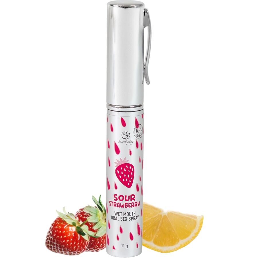 SECRETPLAY - SOUR JORDBÆR ORAL SEX SPRAY