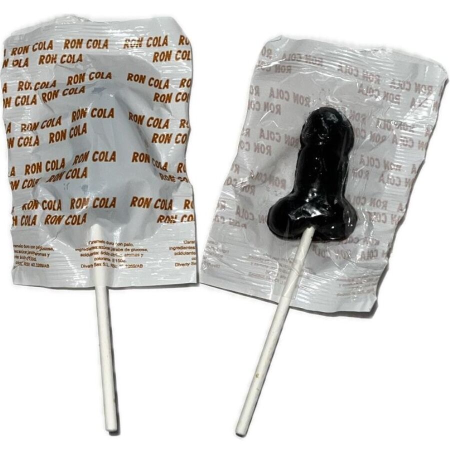 DIABLO GOLOSO - 1 PENIS LOLLIOP RON COLA SMAG 10% ALKOHOL
