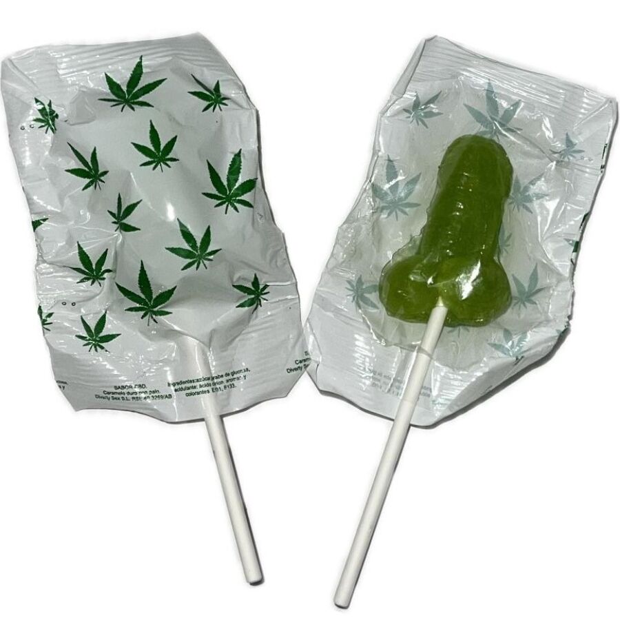 DIABLO GOLOSO - 1 PENIS LOLLIOP CANNABIS AROMA