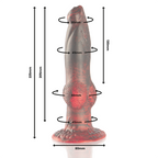 EPIC - PROMETHEUS DILDO TITAN IN FLAMES GENOPLADELIG FJERNBETJENING