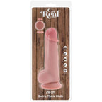 VÆR VIRKELIG - DELUXE REALISTISK PENIS MED EKSTRA TYKKE TESTIKLERE 20 CM