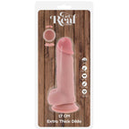 VÆR VIRKELIG - DELUXE REALISTISK PENIS MED EKSTRA TYKKE TESTIKLERE 17 CM