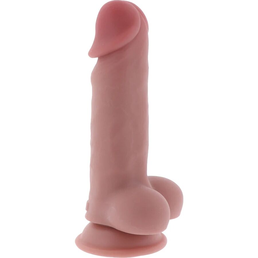 VÆR VIRKELIG - DELUXE REALISTISK PENIS MED EKSTRA TYKKE TESTIKLERE 17 CM