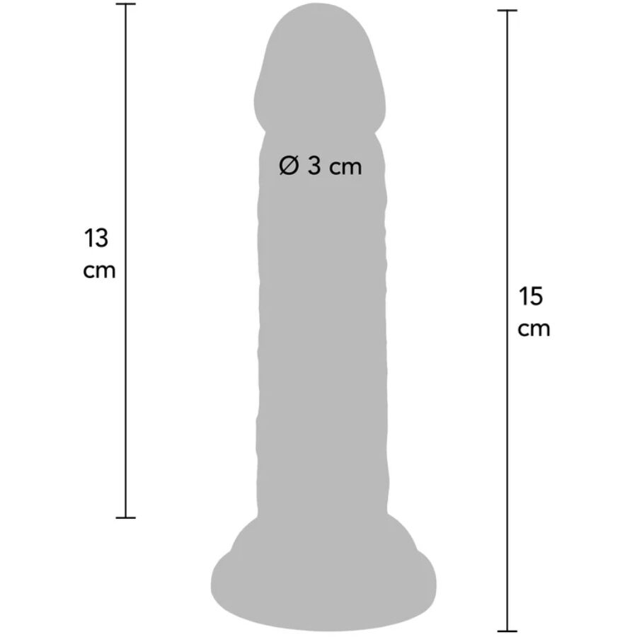 VÆR VIRKELIG - DELUXE REALISTISK PENIS 15 CM