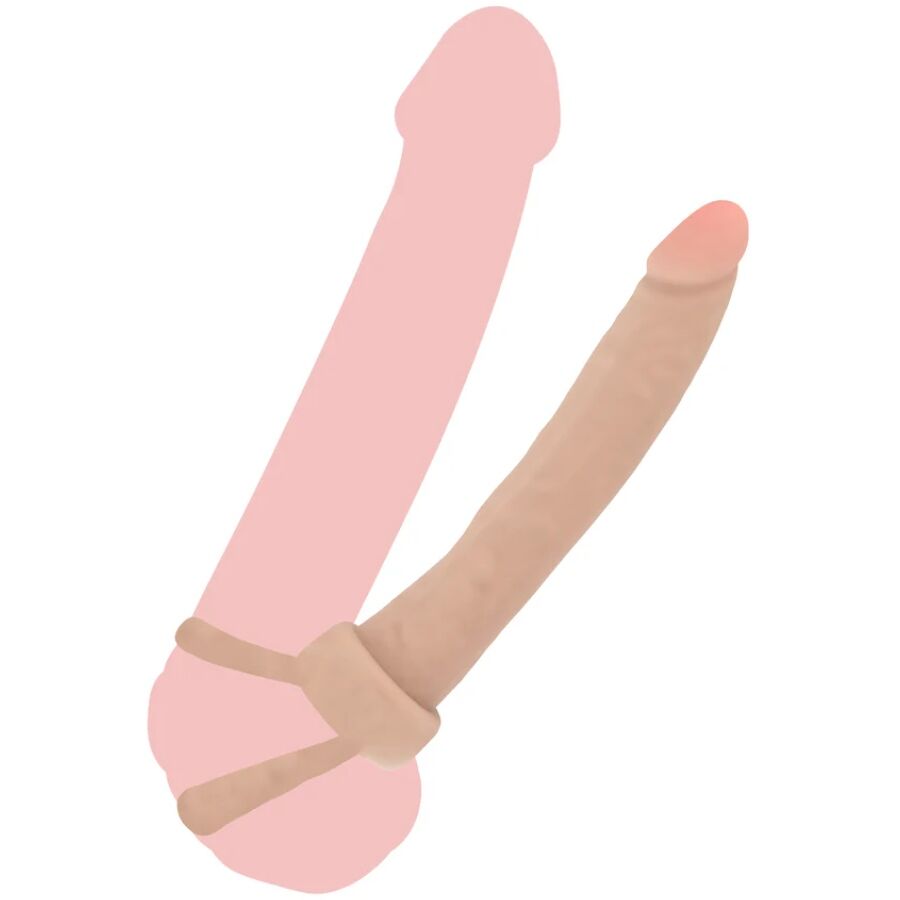 GET REAL - DOUBLE TROUBLE SILIKONE ANAL PENETRATOR 16 CM