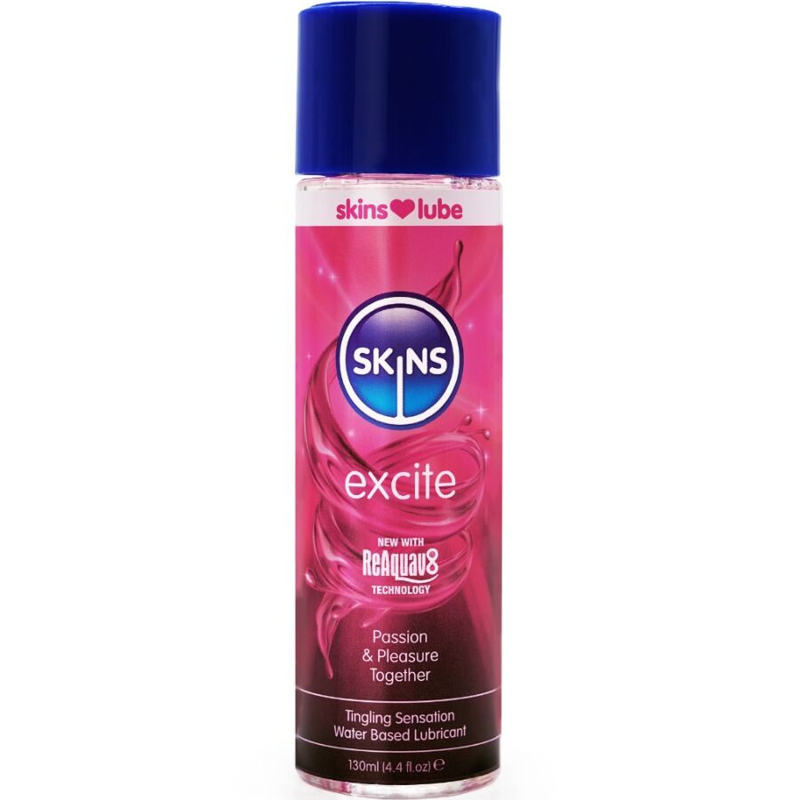 SKINS - EXCITE VANDBASERET GLIDEMIDDEL 130 ML