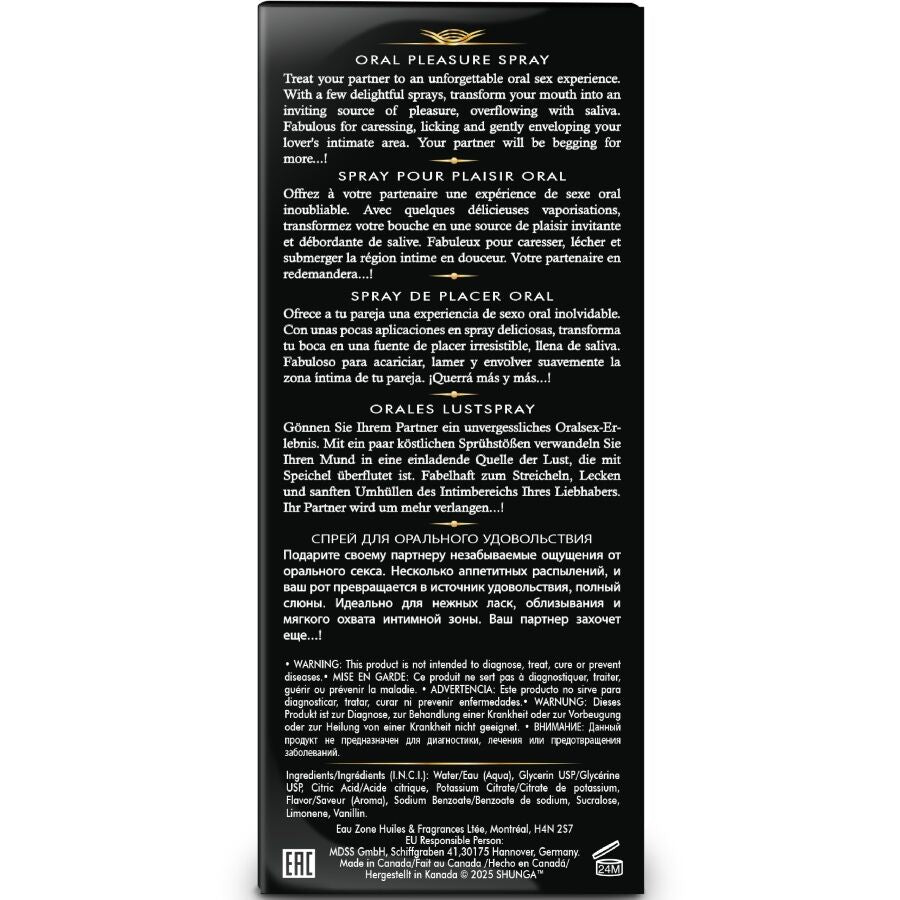 SHUNGA - WAVES PLEASURE SPRAY MUNDFORFØRENDE VANDMELON 20 ML