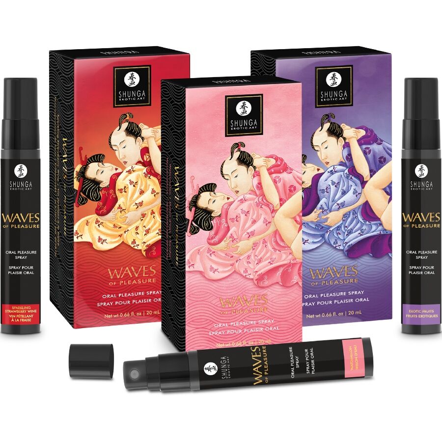 SHUNGA - WAVES PLEASURE SPRAY MUNDFORFØRENDE VANDMELON 20 ML