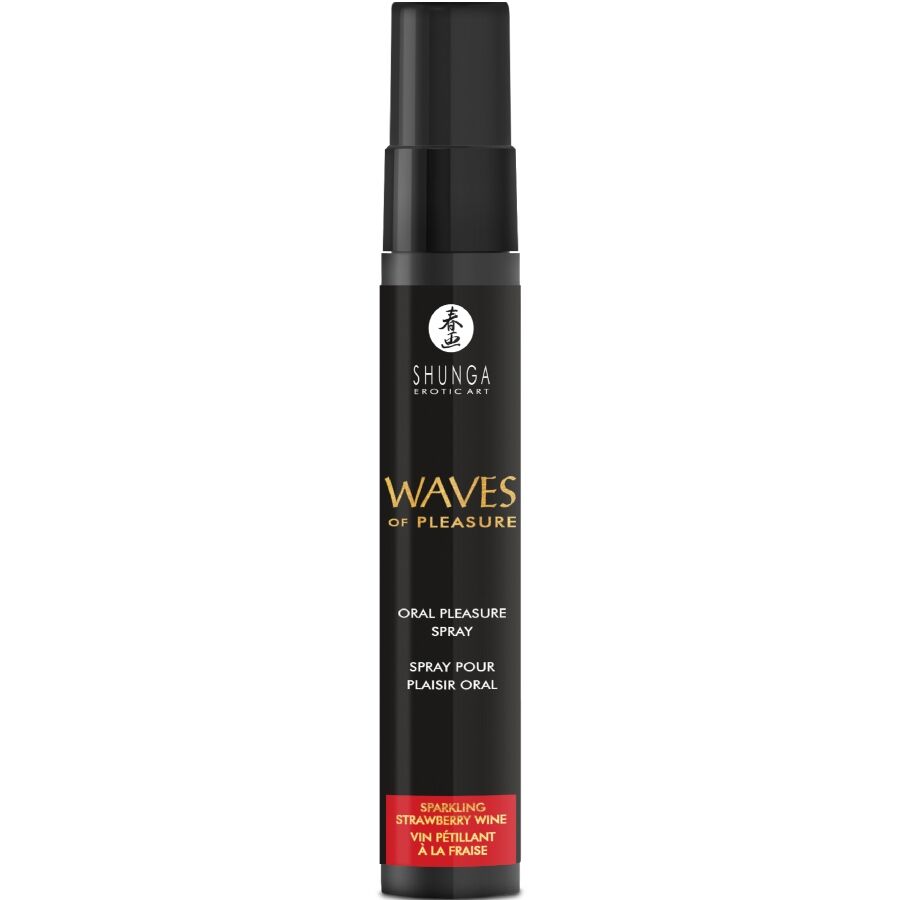 SHUNGA - WAVES PLEASURE SPRAY MUNDFORFØRENDE JORDBÆR 20 ML