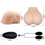 CRAZY BULL - REALISTISK VAGINA OG ANUS MED VIBRATIONSPOSITION 8