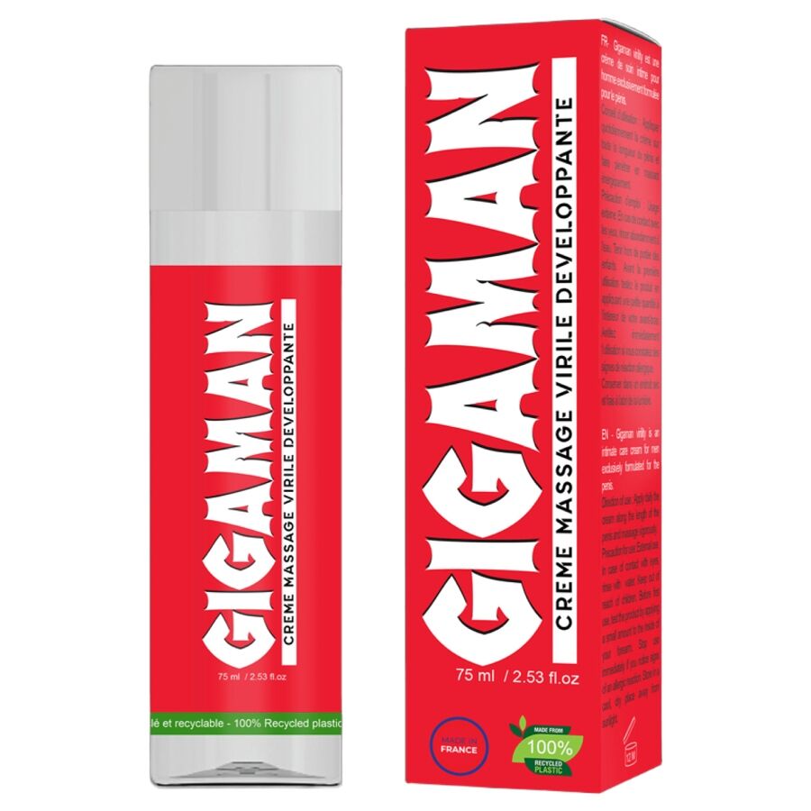 RUF - GIGAMAN CREME TIL ØGET VIRILITETS EFFEKT