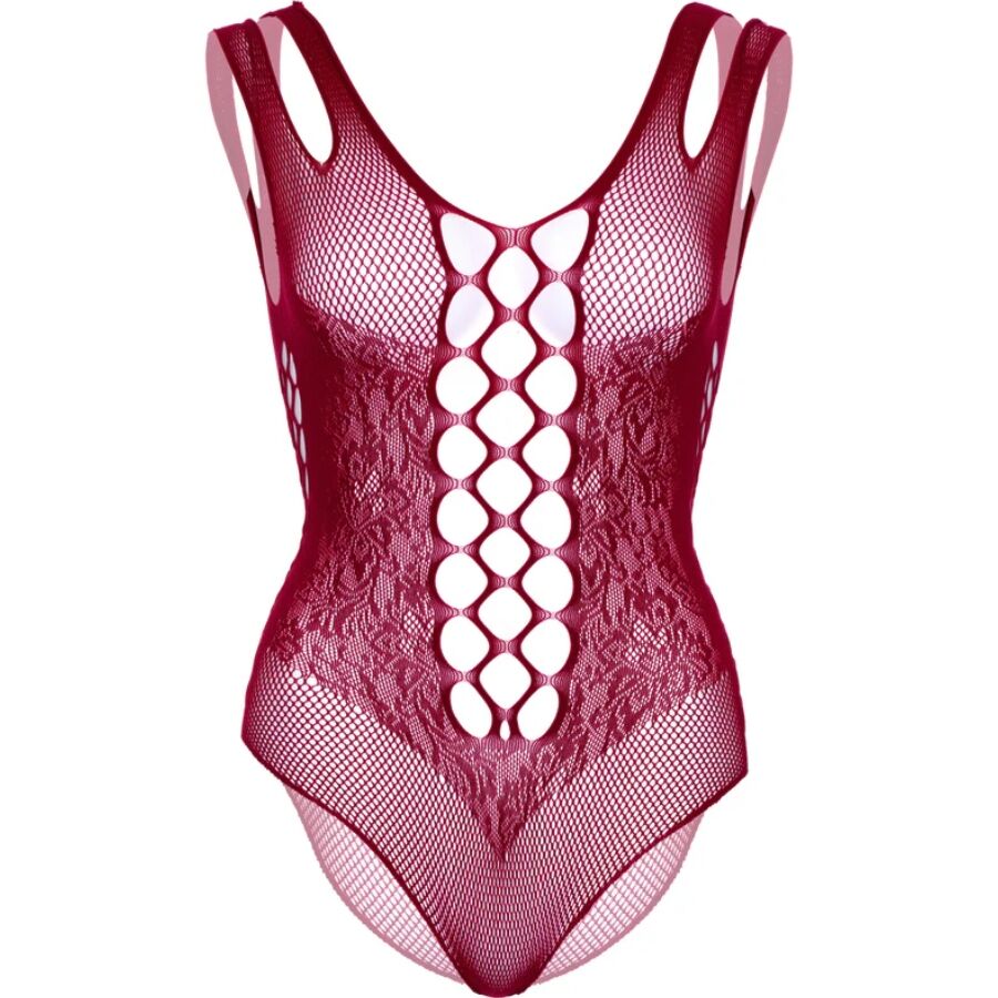 LEG AVENUE - 81641X SØMLØS BODYSUIT BORDEUG STØRRELSE 1X/2X