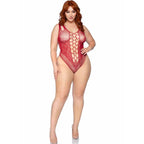 LEG AVENUE - 81641X SØMLØS BODYSUIT BORDEUG STØRRELSE 1X/2X