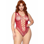 LEG AVENUE - 81641X SØMLØS BODYSUIT BORDEUG STØRRELSE 1X/2X
