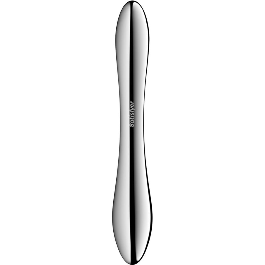 SATISFYER - PURE GRAVITY 1 DILDO I RUSTFRIT STÅL MED DOBBELT ENDER
