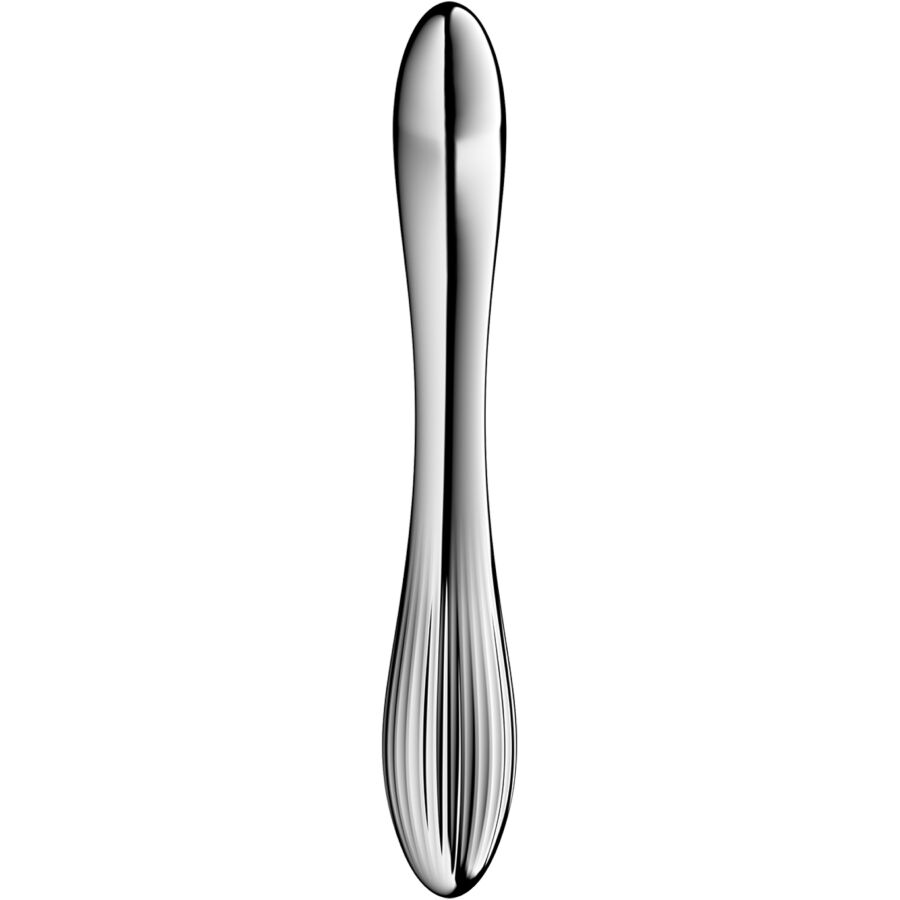 SATISFYER - PURE GRAVITY 1 DILDO I RUSTFRIT STÅL MED DOBBELT ENDER
